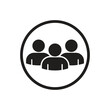 © Amir - Flat group of people icon