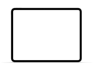 Wall Mural - high quality tablet mockup template in space black color