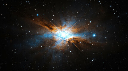 Wall Mural - Mesmerizing Galaxy Background with Radiant Stars and Cosmic Colors for Creative Projects