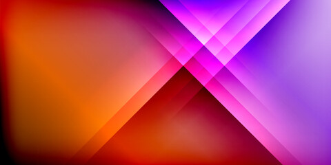 Poster - Dynamic shadow lines geometric shapes