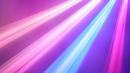 Poster - Colorful light beams create an energetic atmosphere during a nighttime event in a modern venue