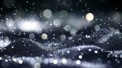 Wall Mural - Stylish and dynamic abstract backdrop with radiant particle movements.