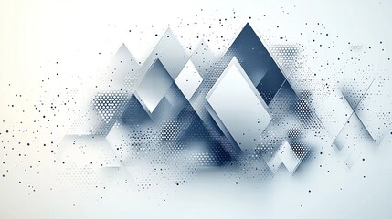 Abstract communication technology concept, vector presentation design background or banner template.