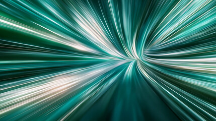 Poster - Dynamic light waves abstract art digital creation vibrant colors close-up view energy and motion