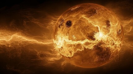 Wall Mural - understanding venus’s surface helps scientists learn more about planetary atmospheres.