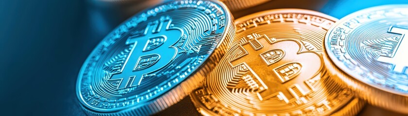 Poster - Future Economy Concept with Digital Currencies and AI Integration in Financial Systems