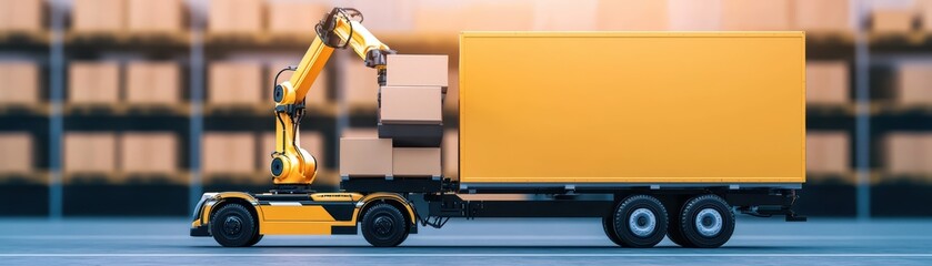 Poster - Future Concept of Autonomous Robotic Arms in Logistics for Efficient Cargo Handling