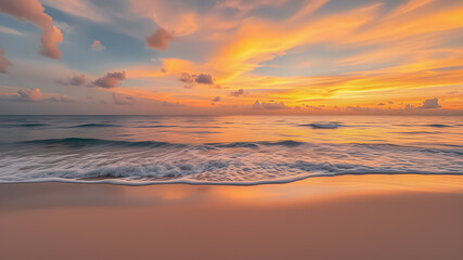 Wall Mural - vacation travel tourism banner, closeup sea sand beach. panoramic beach landscape. inspire tropical 