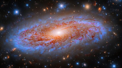 Wall Mural - Dynamic Galaxy Imagery with Light and Dark Backgrounds