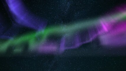 Wall Mural - aurora andromeda milky way galaxy time lapse nightscapes