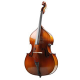 Double Bass with Glossy Lacquered Finish Isolated on White Background.PNG