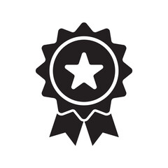 Wall Mural - premium icon label black