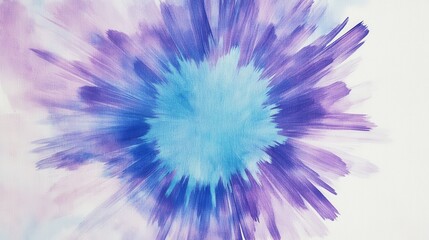 Leinwandbilder - Lavender and blue minimalist pencil strokes create a serene abstract design filled with gentle hues and soft textures for calming visual appeal