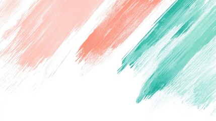 Leinwandbilder - Delicate pencil strokes in soft colors create an elegant design against a clean white backdrop