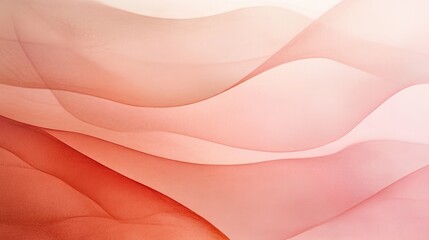Poster - Abstract pencil strokes create a soft composition with smooth curves and gentle hues reflecting tranquility and elegance