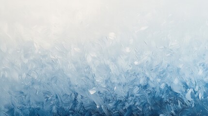 Aufkleber - Smooth icy gradient background with a blend of blue and white hues creating a serene and cool atmosphere