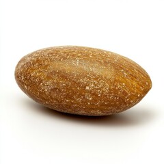 Poster - Roasted almond showcasing a smooth brown surface under soft lighting