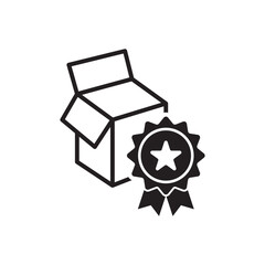 Wall Mural - premium packaging icon
