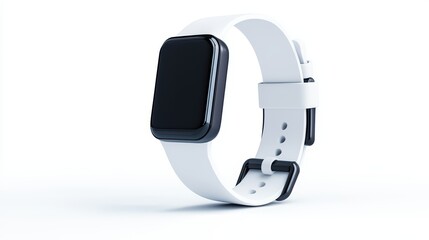 Poster - Isolated Smartwatch Device Concept on White Background for IoT Applications and Design Projects