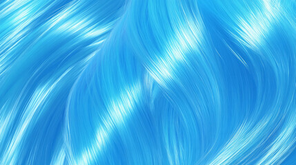 Poster - Vibrant blue hair texture for creative hair styling and digital art design