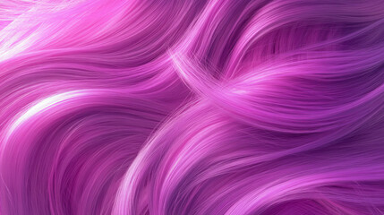 Poster - Realistic hot purple hair texture for creative design and styling inspiration