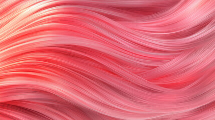 Poster - Vibrant hot pink straight hair texture for fashion design
