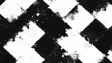 Poster - Abstract grunge texture with pixelated blocky pattern for creative design