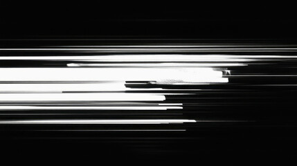 Poster - Abstract scanner texture with off register black and white stripes