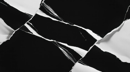 Poster - Abstract torn edges and corners creating textured contrast design