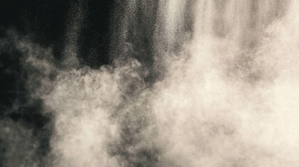 Poster - Ethereal dust and pigment in motion creating grunge effect
