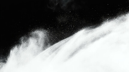 Aufkleber - Abstract grunge dust texture with colored pigment for creative design