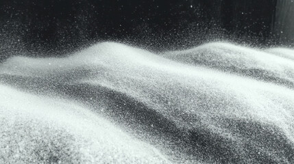 Fototapete - Grunge dust texture with fine lint particles on furniture surface for design background