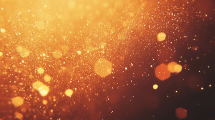 Poster - Metallic dust and shimmer texture with grunge effect for background design