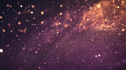 Poster - Glittering metallic dust texture with shimmering grunge effect for design and decoration
