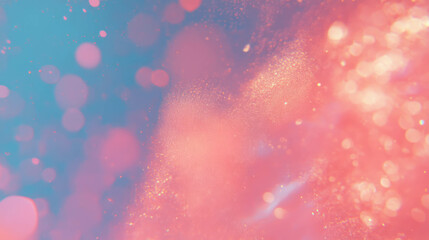 Poster - Abstract dust texture with pollen particles and grunge effect in vibrant colors