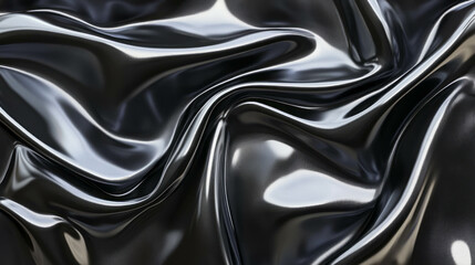 Poster - Elegant abstract texture with shiny jet and chaotic sheen patterns for design and decor