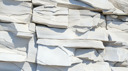 Poster - Elegant sandstone texture with layered rock formation for design