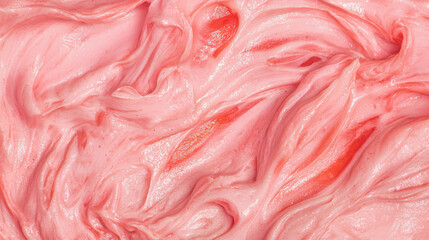 Poster - Vibrant texture of swirled pink surface for background design