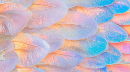Poster - Macro shot of vibrant butterfly scales texture for nature design