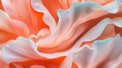 Poster - Macro shot of velvety flower petal texture for nature and botanical design