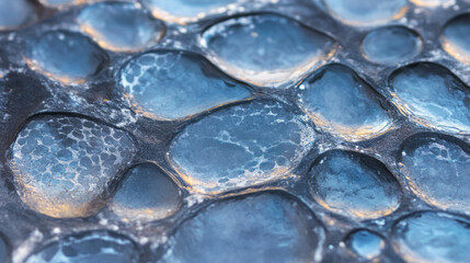 Poster - Intricate macro shot of seed surface texture in close-up detail for design