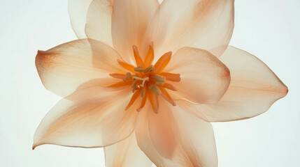 Poster - Elegant blossom with nineteen petals in full bloom for nature appreciation and design inspiration