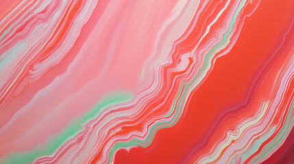 Poster - Vibrant agate texture with colorful bands and chaos pattern for artistic design