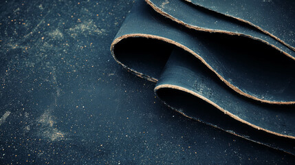 Poster - Black sandpaper texture with grit abstract surface for design and background