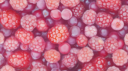 Poster - Vibrant boysenberry jam texture with tart berry mix for creative design