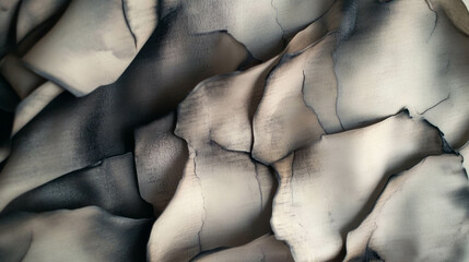 Poster - Abstract texture with burnt paper effect and fading patterns for artistic design