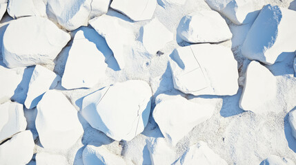 Poster - Abstract white textured background with calcium pattern for design projects