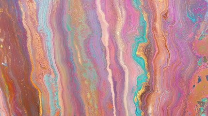 Aufkleber - Vibrant abstract texture of canary wood with colorful chaos for creative design