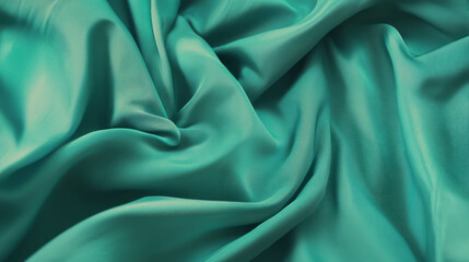 Poster - Elegant casino green cotton fabric texture for interior design and fashion projects