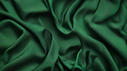 Poster - Elegant casino green linen weave texture for textile design and interiors